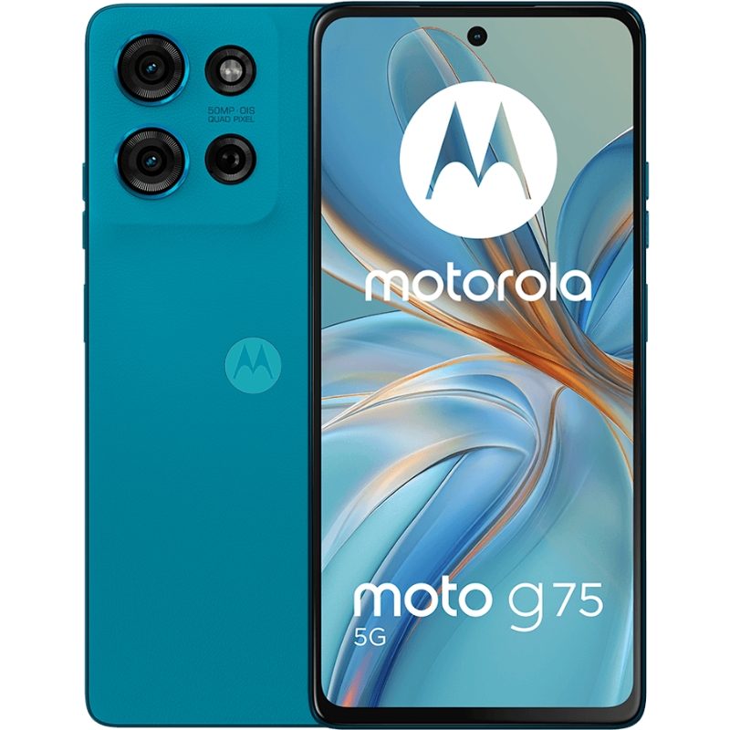 Smartphone Motorola Moto G75 XT2437-3 DS 5G NFC 8/256GB - Aqua Blue (Sin Lacre)